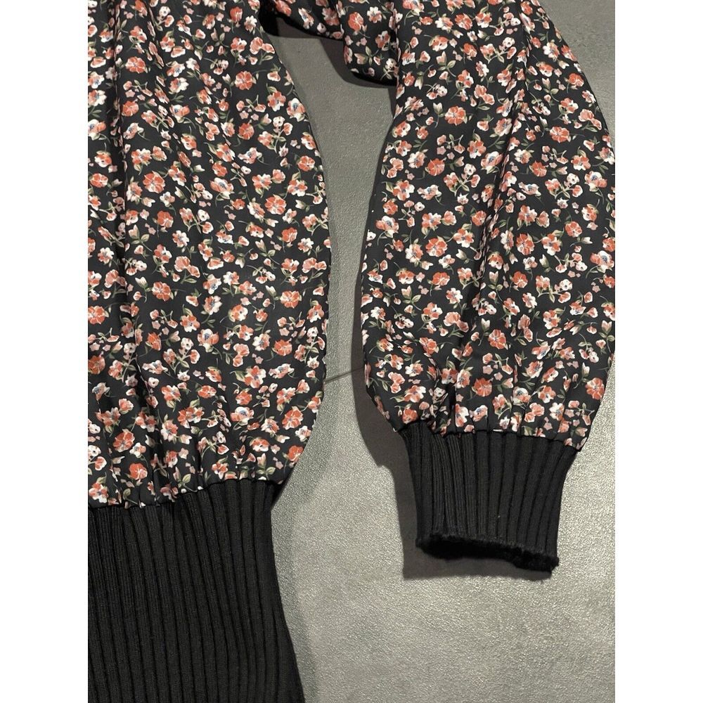 NWT Kay + Jay Floral print long sleeve blouse women's size S D-59 - Picture 4 of 10